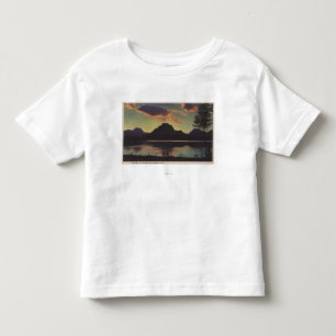 Idaho - Dusk View of Mt. Moran & Jackson Lake Toddler T-Shirt