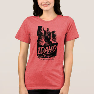 Idaho “Esto Perpetua” T-Shirt... Tri-Blend Shirt
