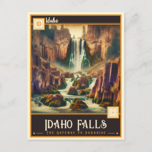 Idaho Falls, Idaho    Vintage Postcard