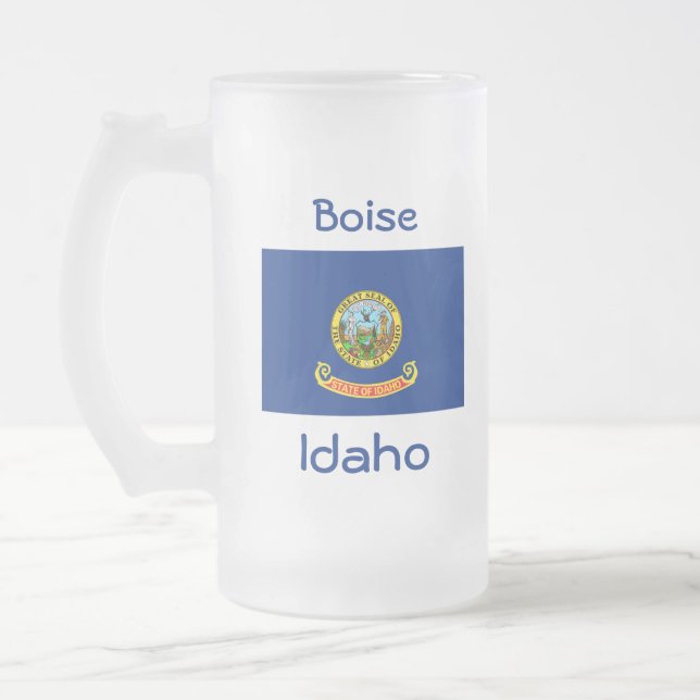 Idaho Flag Map City Mug (Left)