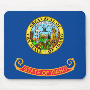 Idaho flag mouse mat