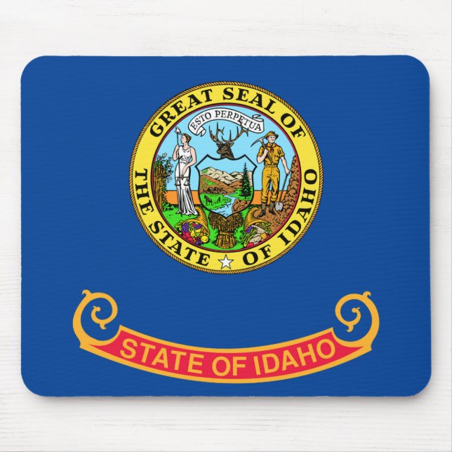 Idaho flag mouse mat (Front)