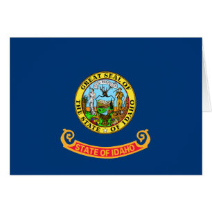 Idaho Flag: the Gem State, America Mountain West