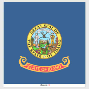 Idaho Flag: the Gem State, America Mountain West