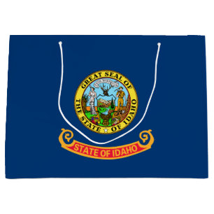 Idaho Flag: the Gem State, America Mountain West Large Gift Bag
