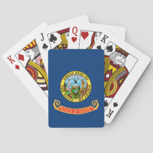 Idaho Flag: the Gem State, America Mountain West Playing Cards