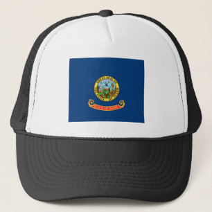Idaho Flag: the Gem State, America Mountain West Trucker Hat