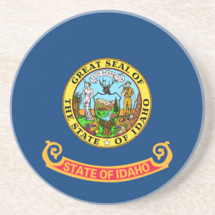 Idaho Flag, the Gem State, American states Coaster