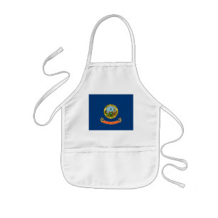 Idaho Flag, the Gem State, American states Kids Apron