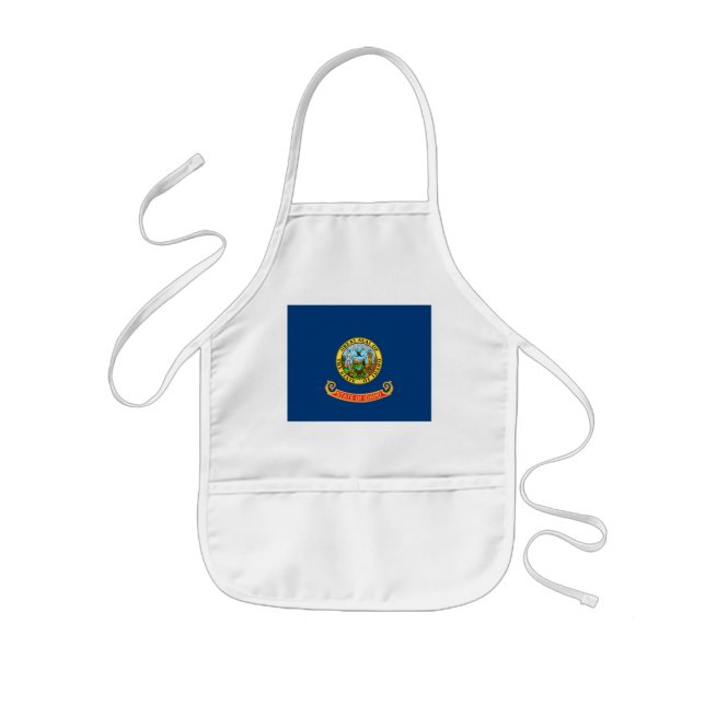 Idaho Flag, the Gem State, American states Kids Apron (Front)