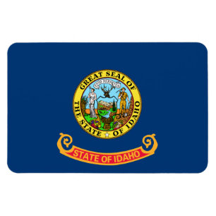 Idaho Flag, the Gem State, American states Magnet