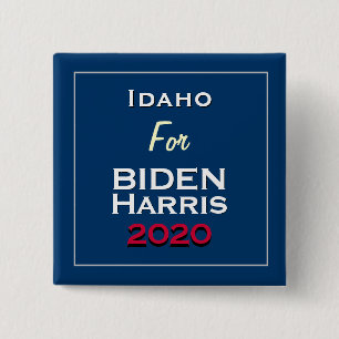 Idaho for BIDEN HARRIS 2020 Square 15 Cm Square Badge
