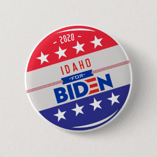 IDAHO for Joe Biden for President 2020 6 Cm Round Badge