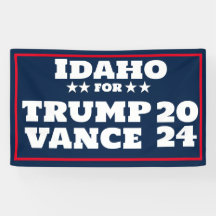 Idaho for Trump Vance 2024 Banner