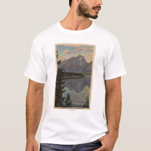 Idaho - Grand Teton Reflection on Jackson Lake T-Shirt