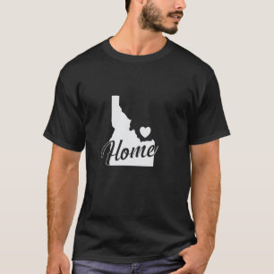 Idaho Home Outline Map USA America  T-Shirt