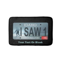 Idaho "I Saw 1" Sasquatch License Plate