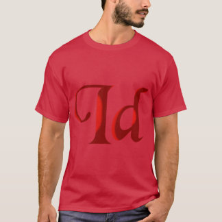 Idaho ID Initial Monogram Text T-Shirt