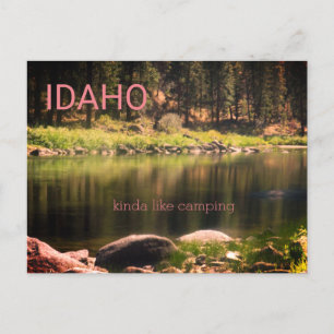 Idaho kinda like camping postcard