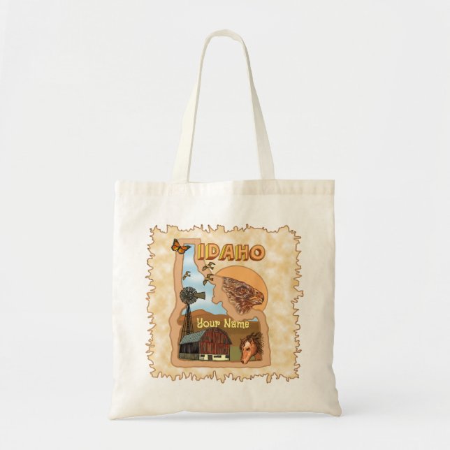 idaho large tote bag (Front)