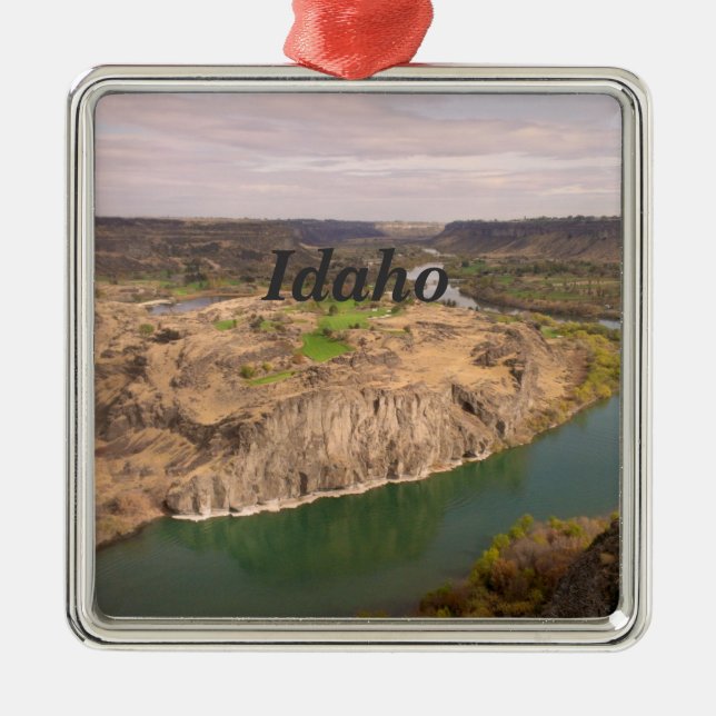 Idaho Metal Tree Decoration (Front)