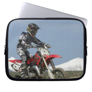Idaho, Motocross Racing, Motorcycle Racing Laptop Sleeve