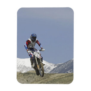 Idaho, Motocross Racing, Motorcycle Racing Magnet