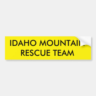 IDAHO MOUNTAIN RESCUE TEAM BUMPER STICKER