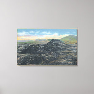 Idaho National Park Big Crater Rim Canvas Print