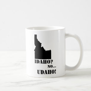 Idaho No Udaho Map Coffee Mug