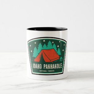 Idaho Panhandle National Forests Camping Two-Tone Coffee Mug