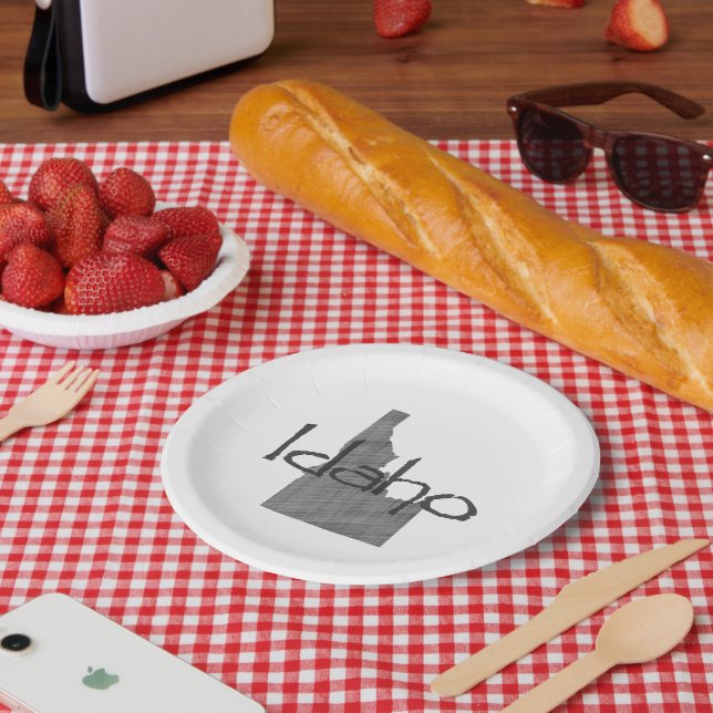 Idaho Paper Party Plates (Picnic)