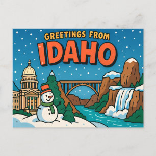 IDAHO Postcard