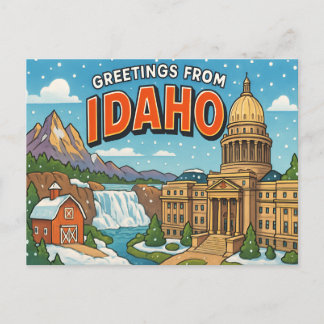 IDAHO Postcard