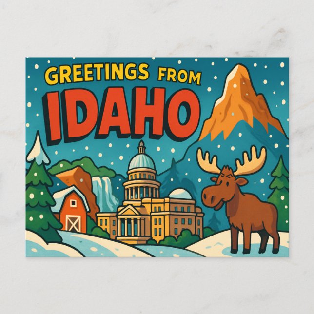 IDAHO Postcard (Front)