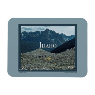 Idaho Poster Art Magnet