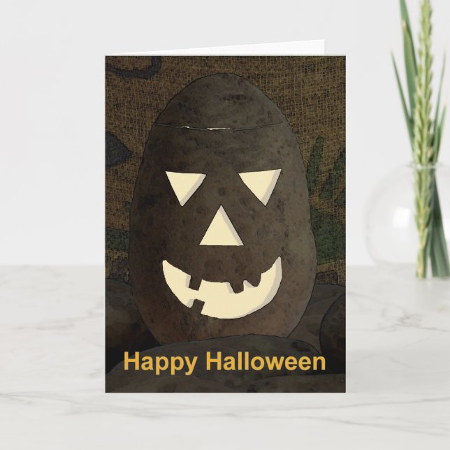 Idaho Potato Tato'lantern Card (Front)