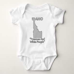 Idaho - Potatoes And White People Baby Bodysuit