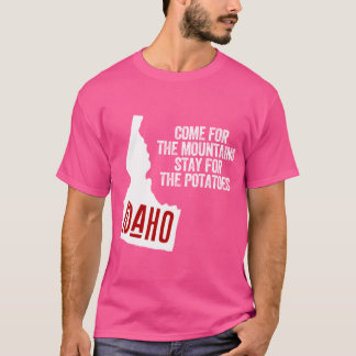 IDAHO POTATOES state USA pride United States Overs T-Shirt
