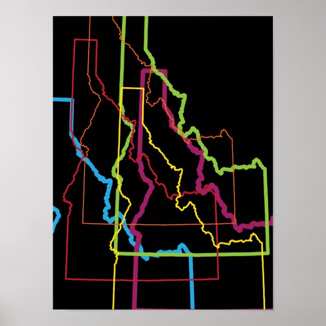 idaho pride blur poster (Front)