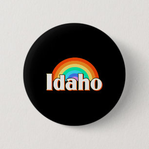 Idaho Rainbow 6 Cm Round Badge