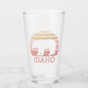 Idaho Retro Bear Glass
