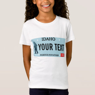 Idaho Sasquatch License Plate T-Shirt