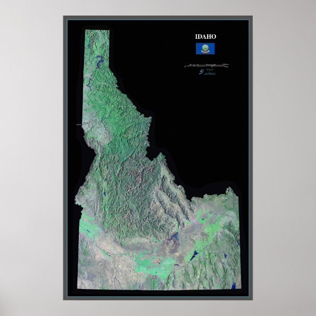 Idaho satellite poster (Front)