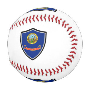 Idaho shield flag baseball