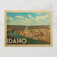 Idaho Snake River Canyon Vintage Travel