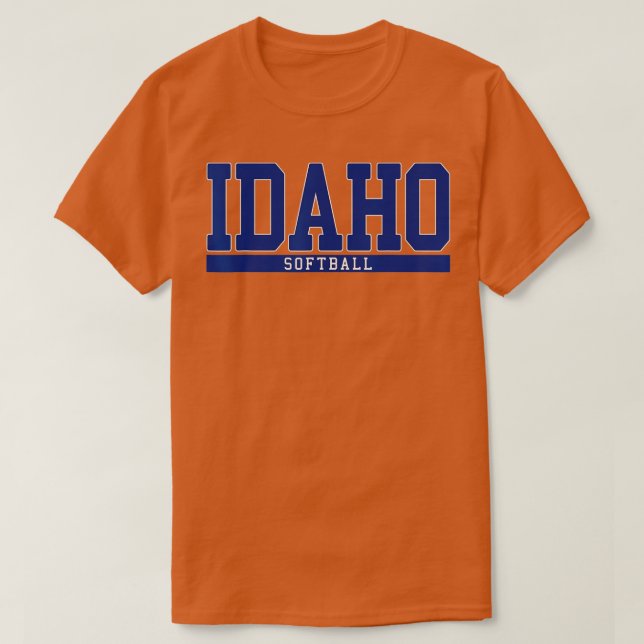 Idaho Softball  T-Shirt (Design Front)