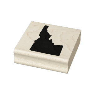 Idaho Solid Rubber Art Stamp