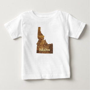 Idaho Spud Map Baby T-Shirt