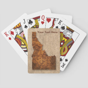 Idaho Spud Map Playing Cards
